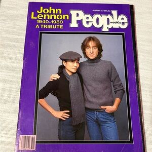 John Lennon 1940-1980 A Tribute People Magazine Published 1980